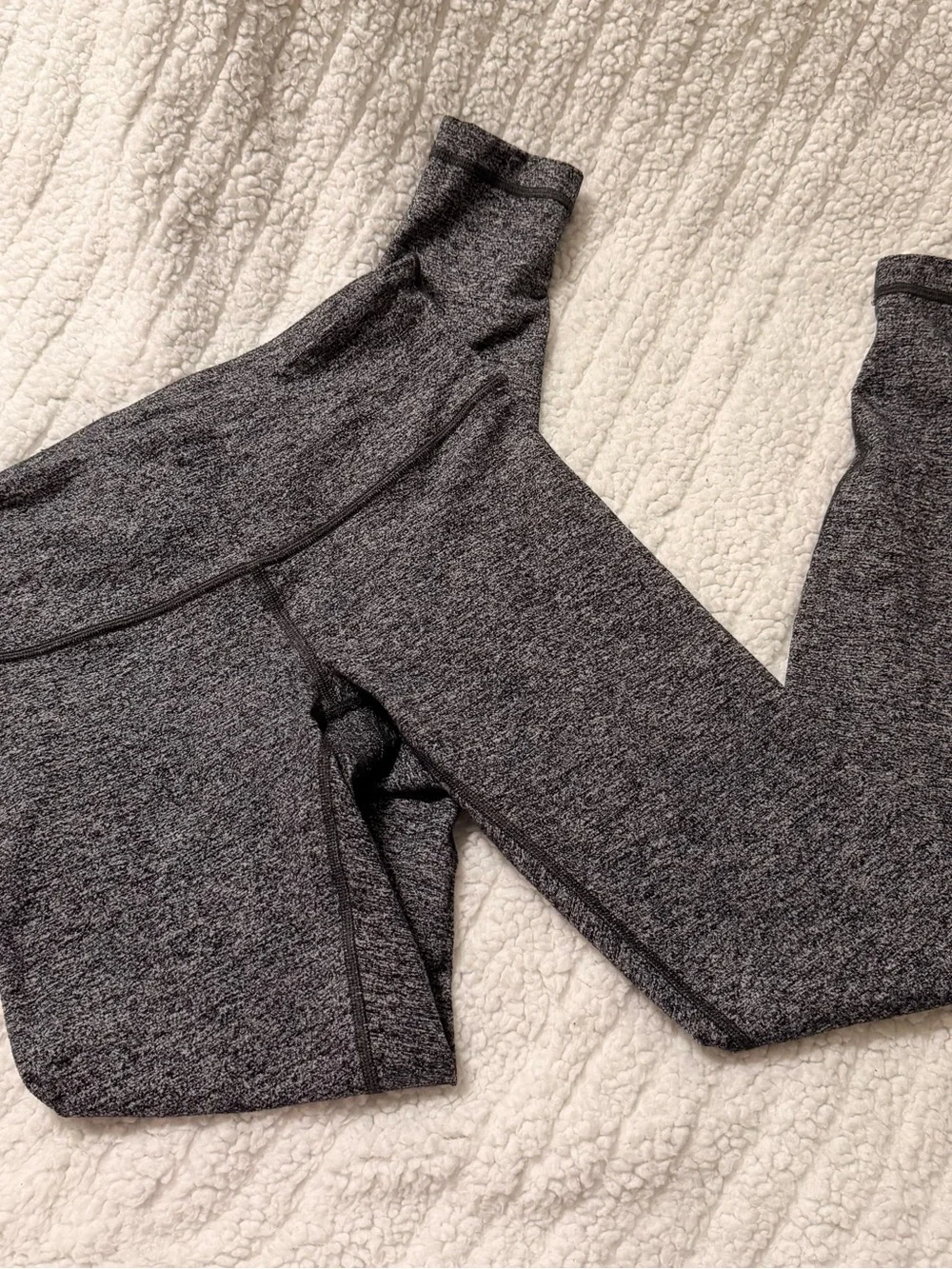 lululemon High-Rise Heathered Gray Leggings